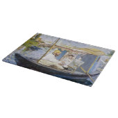 Edouard Manet - Monet in zijn Studio Boat Snijplank (Hoek)