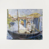Edouard Manet - Monet in zijn Studio Boat Wandkleed (Voorkant (horizontaal))