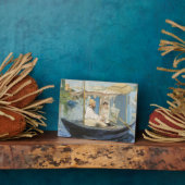 Edouard Manet - Monet schilderij op zijn studioboo Fotoplaat (Zijkant)