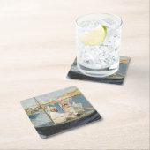 Edouard Manet - Monet schilderij op zijn studioboo Kartonnen Onderzetters (Insitu)