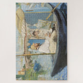 Edouard Manet - Monet schilderij op zijn studioboo Legpuzzel (Verticaal)