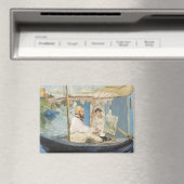 Edouard Manet - Monet schilderij op zijn studioboo Magneet (Insitu (Vaatwasser))