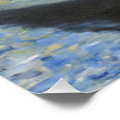 Edouard Manet - Monet schilderij op zijn studioboo Perfect Poster (Hoek)