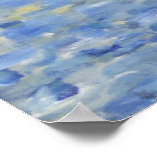 Edouard Manet - Monet schilderij op zijn studioboo Poster (Hoek)