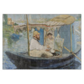 Edouard Manet - Monet schilderij op zijn studioboo Snijplank (Voorkant)