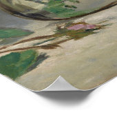 Edouard Manet Moss-Rozen in een Vase Poster (Hoek)