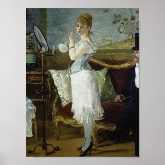 Édouard Manet, Nana, 1877 Poster (Voorkant)