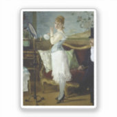 Édouard Manet, Nana, 1877 Sticker (Voorkant)