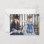 Edouard Manet Notitiekaartje (Voorkant)