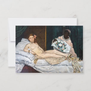 Edouard Manet - Olympia Bedankkaart
