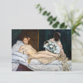 Edouard Manet - Olympia Bedankkaart (Staand voorkant)