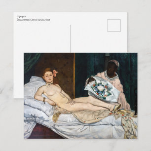 Edouard Manet - Olympia Briefkaart