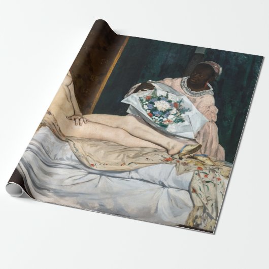 Edouard Manet - Olympia Cadeaupapier (Uitgerold)