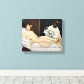 Edouard Manet - Olympia Canvas Afdruk (Insitu (Houten vloer))