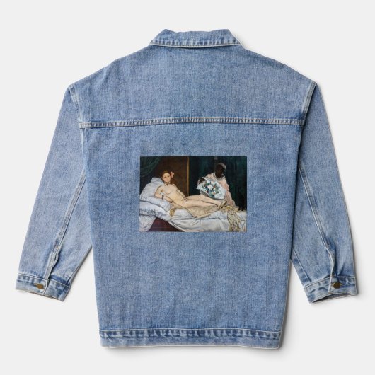 Edouard Manet - Olympia Denim Jacket (Achterkant)