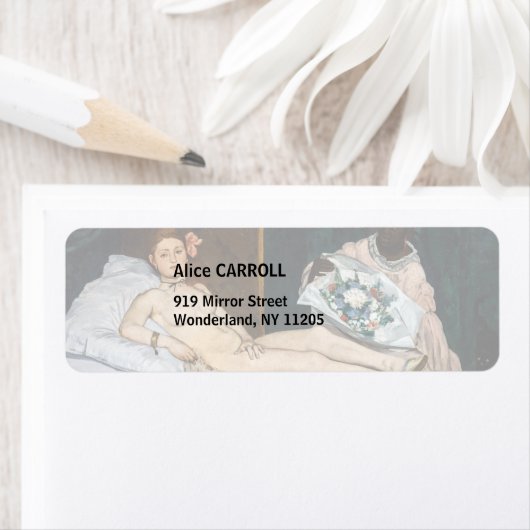 Edouard Manet - Olympia Etiket (Insitu)