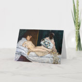 Edouard Manet - Olympia Kaart (Voorkant)