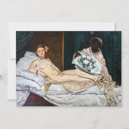 Edouard Manet - Olympia Kaart (Voorkant)