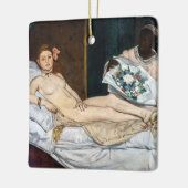 Edouard Manet - Olympia Keramisch Ornament (Links)