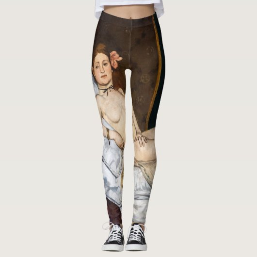 Edouard Manet - Olympia Leggings (Voorkant)