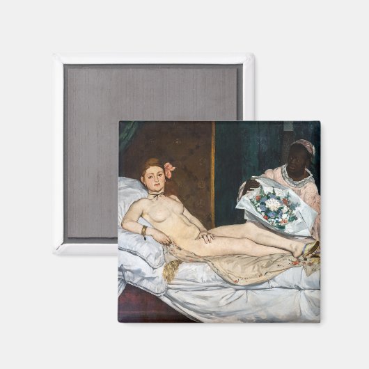 Edouard Manet - Olympia Magneet (Voorkant / Achterkant)