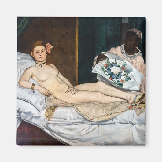 Edouard Manet - Olympia Magneet (Voorkant)