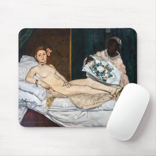Edouard Manet - Olympia Muismat (Met muis)