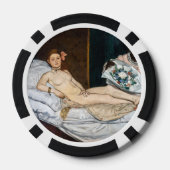 Edouard Manet - Olympia Poker Chips (Achterkant)