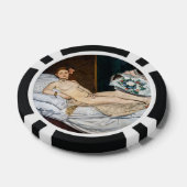 Edouard Manet - Olympia Poker Chips (Enkel)