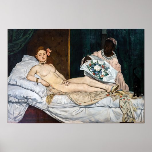 Edouard Manet - Olympia Poster (Voorkant)