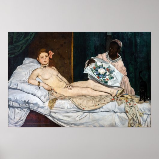 Edouard Manet - Olympia Poster (Voorkant)