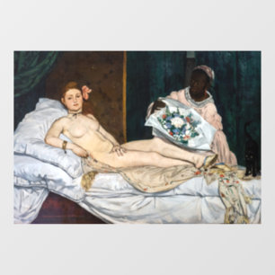 Edouard Manet - Olympia Raamsticker
