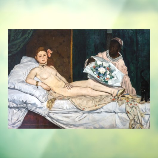 Edouard Manet - Olympia Raamsticker (Vel 3)
