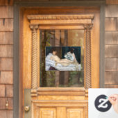 Edouard Manet - Olympia Raamsticker (Huis Deur)