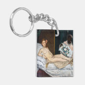 Edouard Manet - Olympia Sleutelhanger (Voorkant Links)