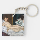 Edouard Manet - Olympia Sleutelhanger (Achterkant)
