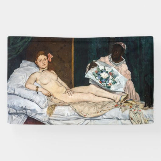 Edouard Manet - Olympia Spandoek (Horizontaal)