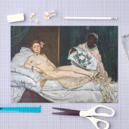 Edouard Manet - Olympia Tissuepapier (Craft)