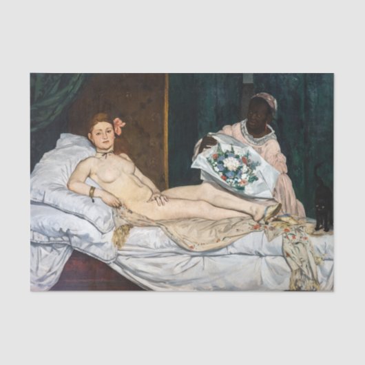Edouard Manet - Olympia Tissuepapier (Voorkant)