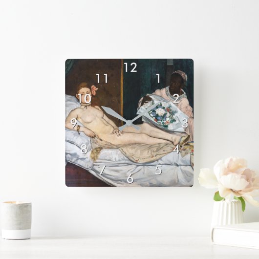 Edouard Manet - Olympia Vierkante Klok (Huis)