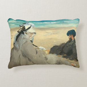 Edouard Manet - Op het strand Accent Kussen
