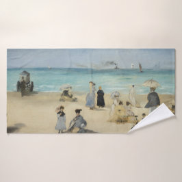 Edouard Manet - Op het strand, Boulogne-sur-Mer Bad Handdoek