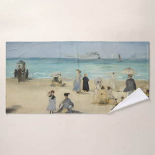 Edouard Manet - Op het strand, Boulogne-sur-Mer Bad Handdoek