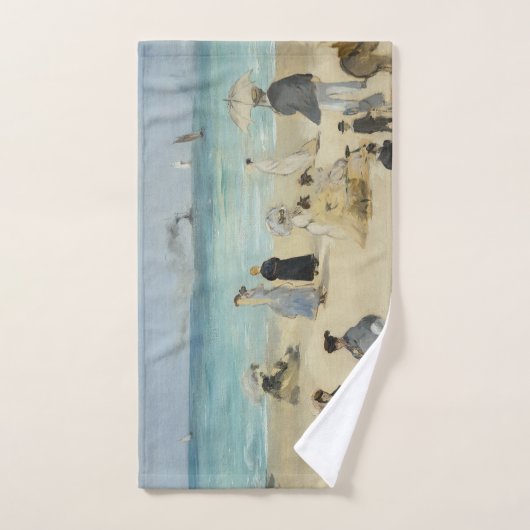 Edouard Manet - Op het strand, Boulogne-sur-Mer Bad Handdoek (Handdoek)