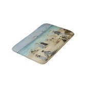 Edouard Manet - Op het strand, Boulogne-sur-Mer Badmat (Gekanteld)