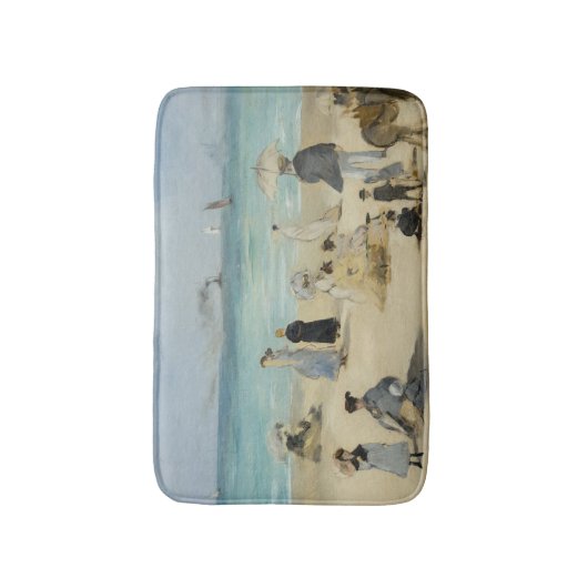 Edouard Manet - Op het strand, Boulogne-sur-Mer Badmat (Voorkant Verticaal)