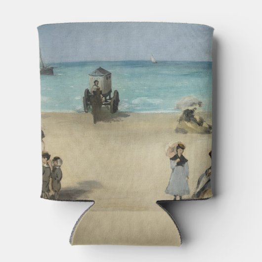 Edouard Manet - Op het strand, Boulogne-sur-Mer Blikjeskoeler (Achterkant)