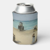 Edouard Manet - Op het strand, Boulogne-sur-Mer Blikjeskoeler (Blikje Achterkant)