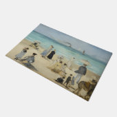 Edouard Manet - Op het strand, Boulogne-sur-Mer Deurmat (Schuin)
