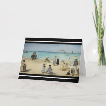 Edouard Manet - Op het strand, Boulogne-sur-Mer